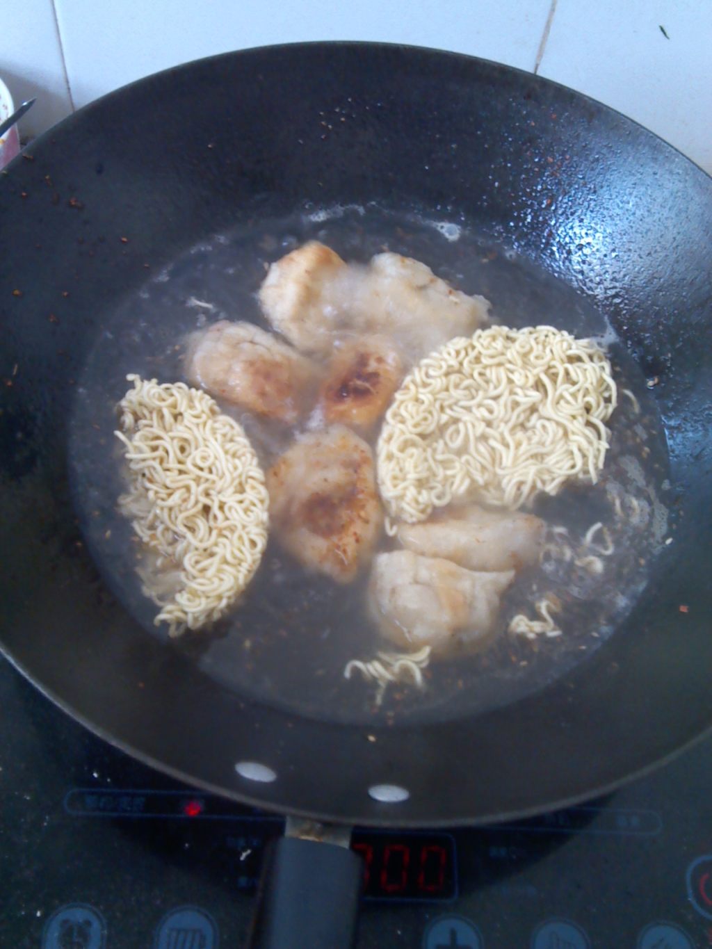 方便面煮水饺步骤4
