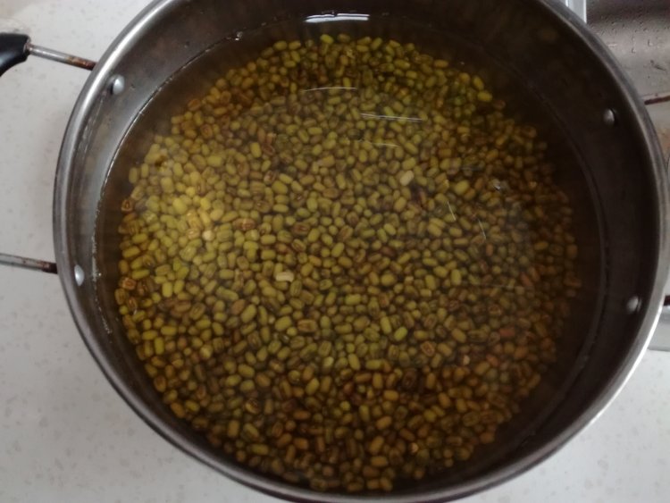 自制绿豆沙馅步骤2