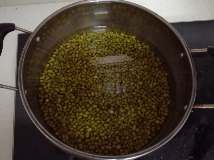 自制绿豆沙馅步骤3