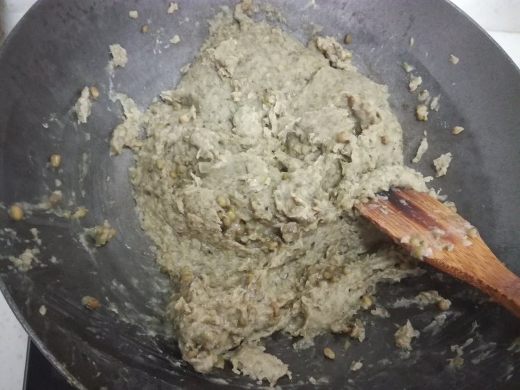 自制绿豆沙馅步骤5