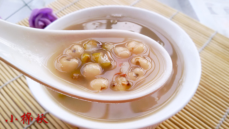 莲子绿豆薏米汤步骤6
