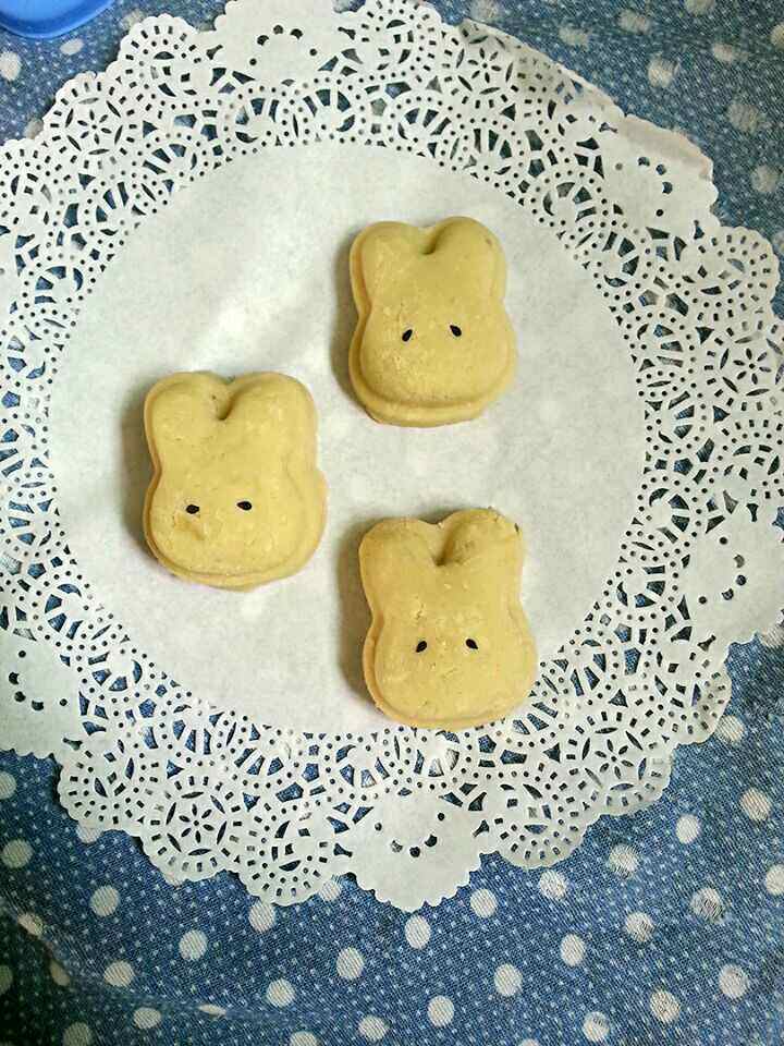卡通绿豆糕步骤8