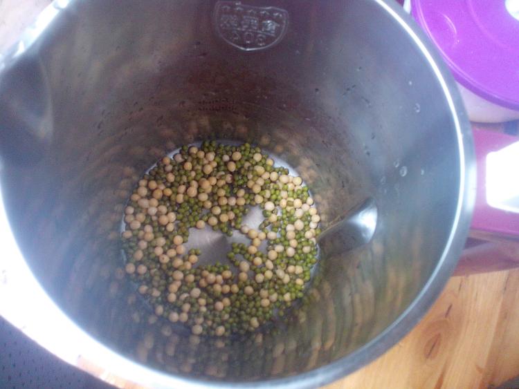 黄绿双豆浆步骤2