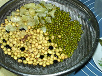 绿桑百合豆浆步骤2