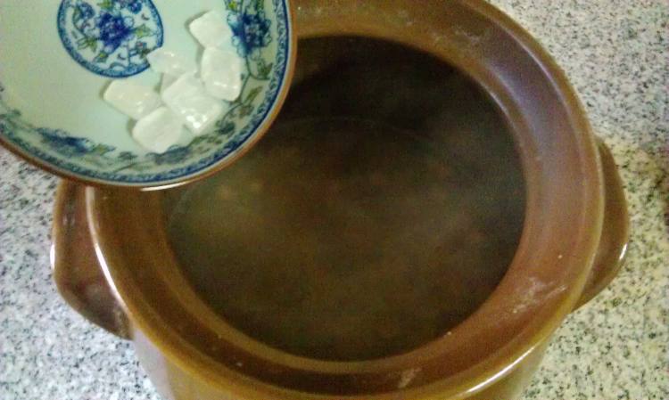 南瓜绿豆高粱米粥步骤7