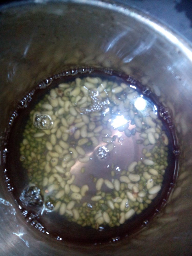 黄绿豆浆步骤2