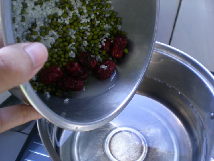 绿豆红枣燕麦粥步骤6