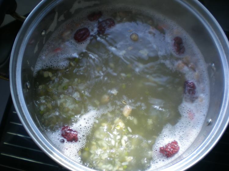 绿豆红枣燕麦粥步骤9
