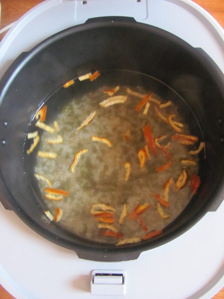 陈皮糙米禄豆粥步骤6