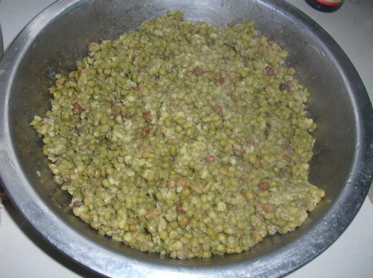 绿豆沙球步骤4