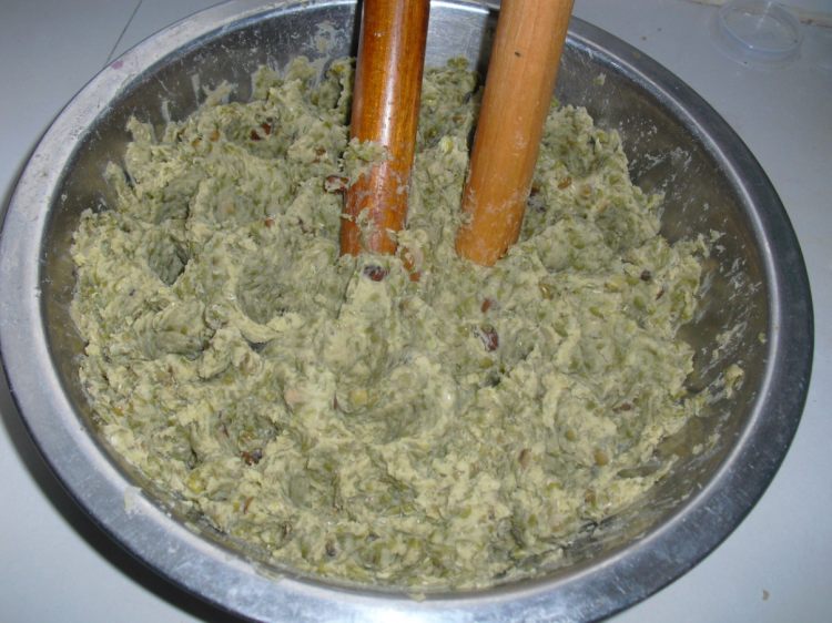 绿豆沙球步骤5
