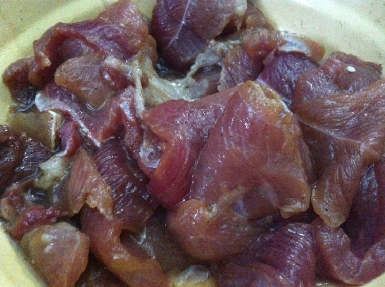 绿豆肉粽步骤2