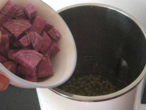 紫薯双豆糯米浆步骤3