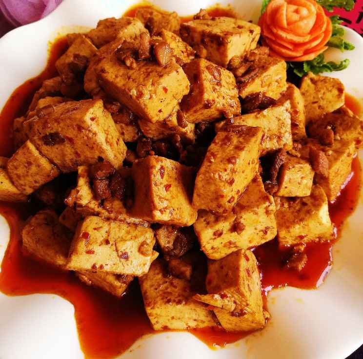 肉末辣豆腐步骤6