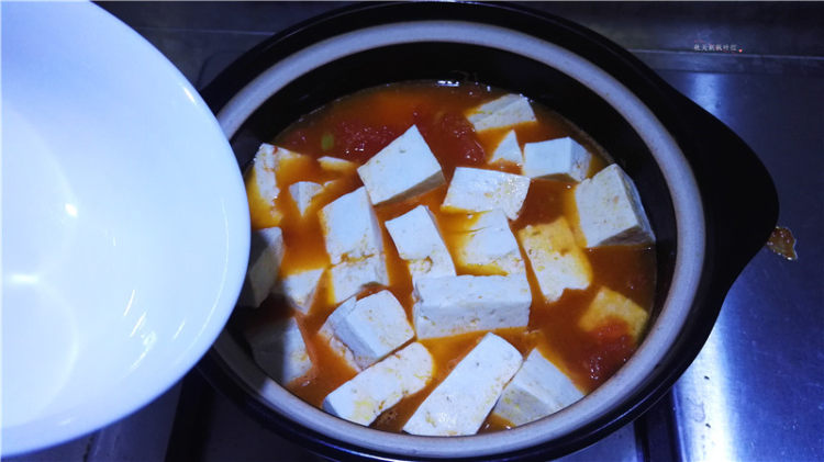 蕃茄豆腐煲步骤9