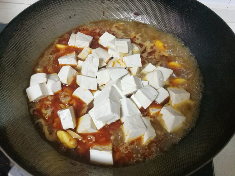蚬子干烧豆腐步骤9