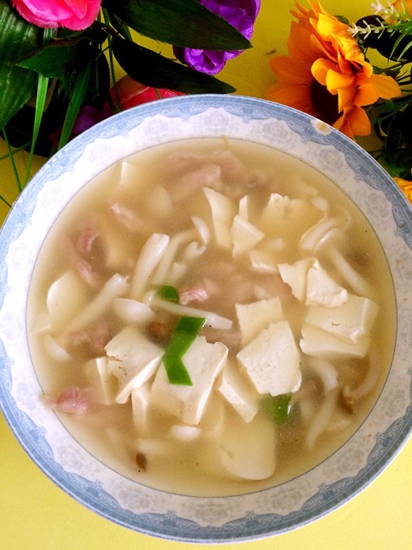 蟹味菇豆腐汤步骤10