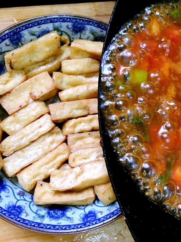 糖醋豆腐步骤9