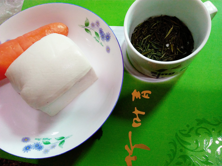 绿茶豆腐步骤1