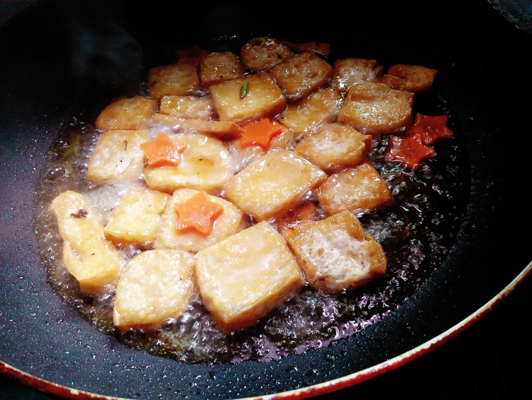 绿茶豆腐步骤8