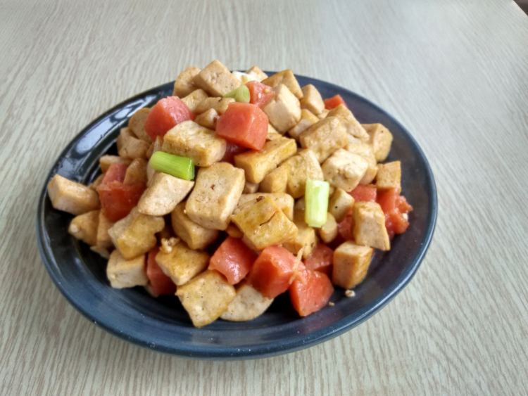 小炒豆腐丹麦肠步骤8