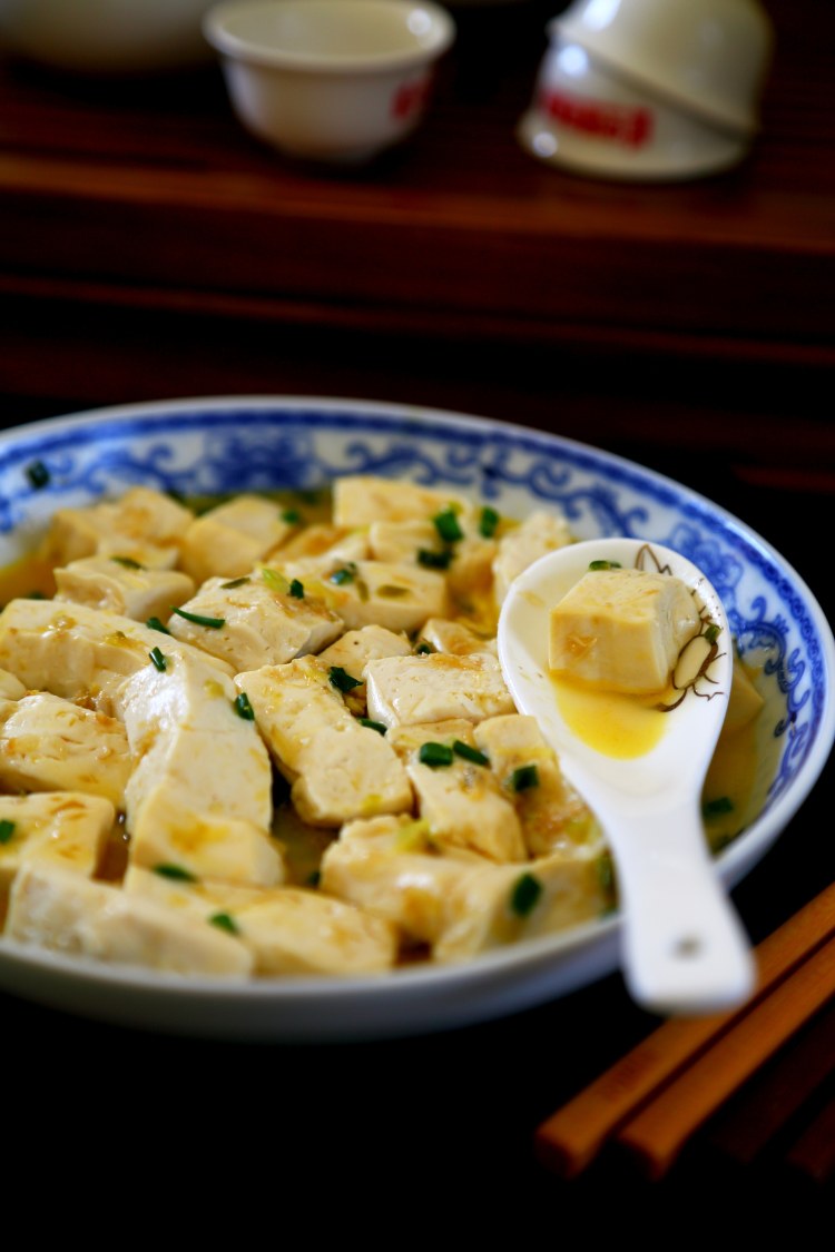 蟹粉豆腐#非转基因金步骤8