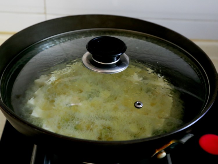 蟹粉豆腐#非转基因金步骤7