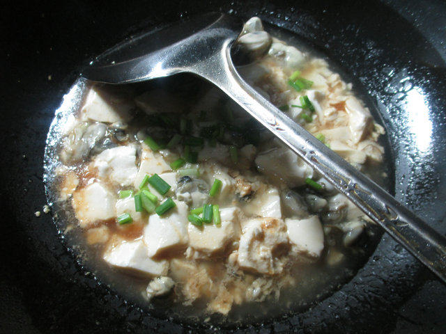 牡蛎煮豆腐步骤10