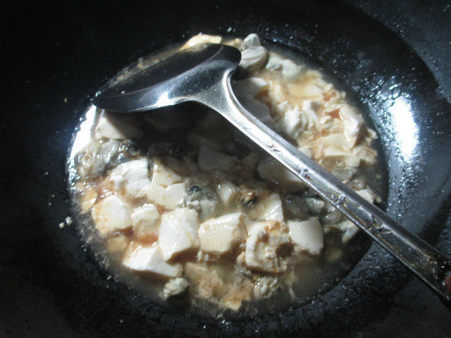牡蛎煮豆腐步骤9