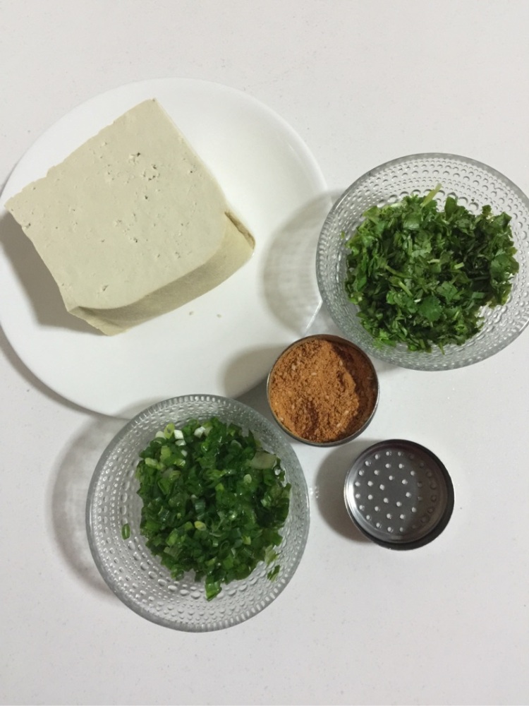 香煎豆腐#非转基因金步骤1