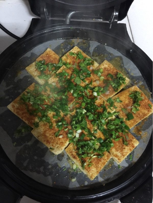 香煎豆腐#非转基因金步骤11