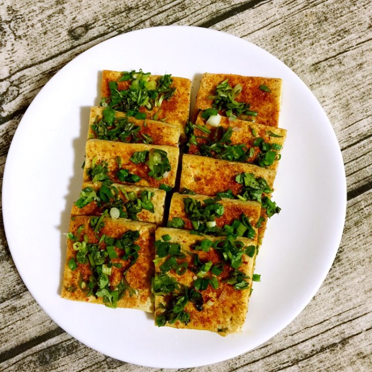香煎豆腐#非转基因金步骤15