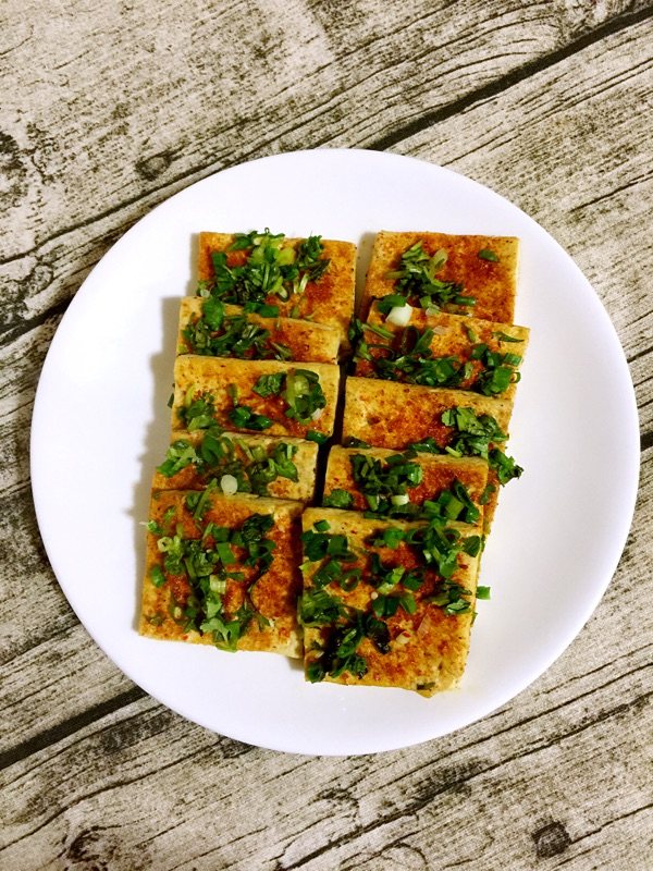 香煎豆腐#非转基因金步骤16