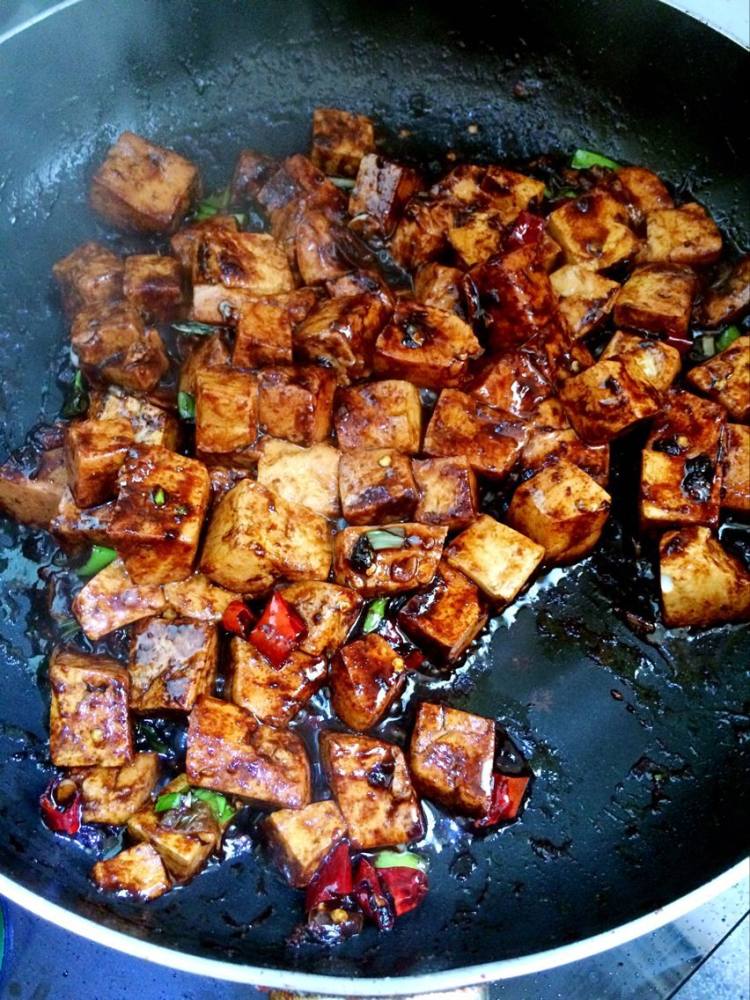 酱炒豆腐步骤7