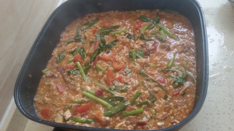 酱香肉粒豆腐步骤12