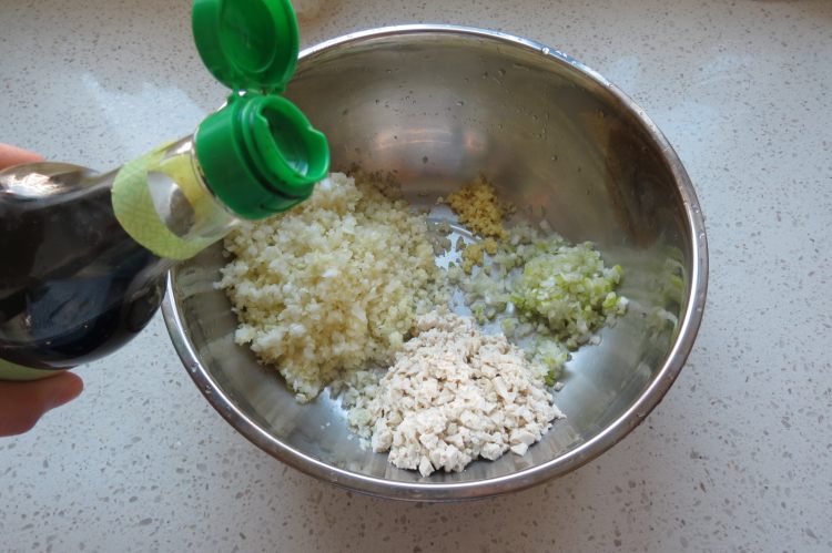白菜豆腐素盒子步骤9