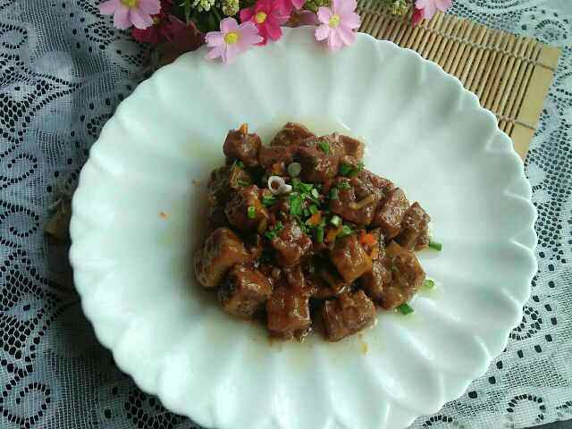 红烧豆腐丁步骤9