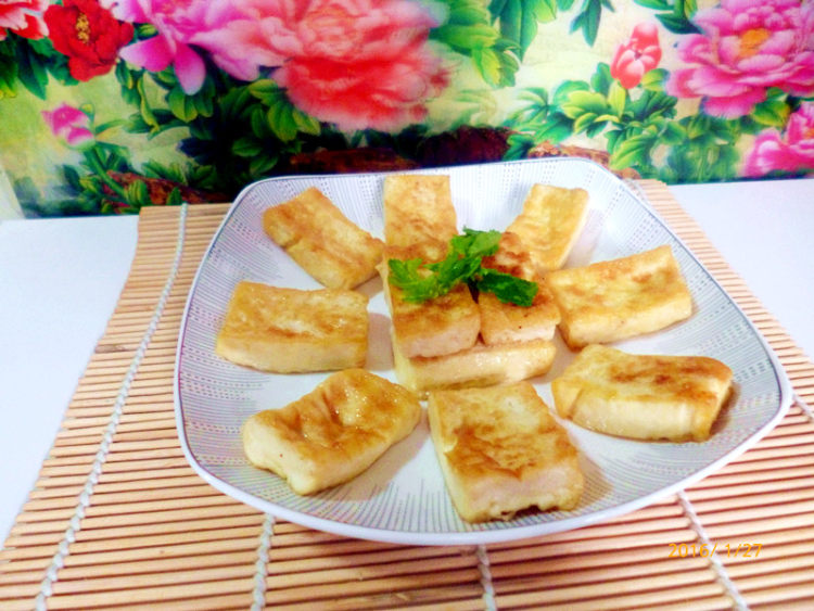 煎豆腐步骤5