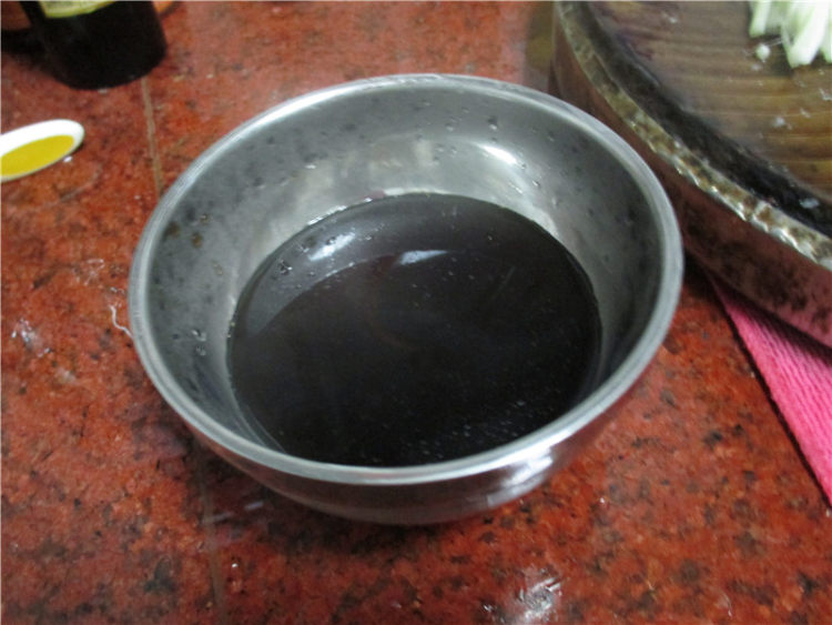 洋葱煎豆腐步骤6