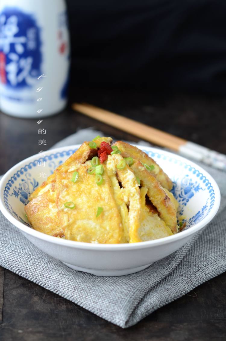 锅塌鸡汁豆腐步骤10