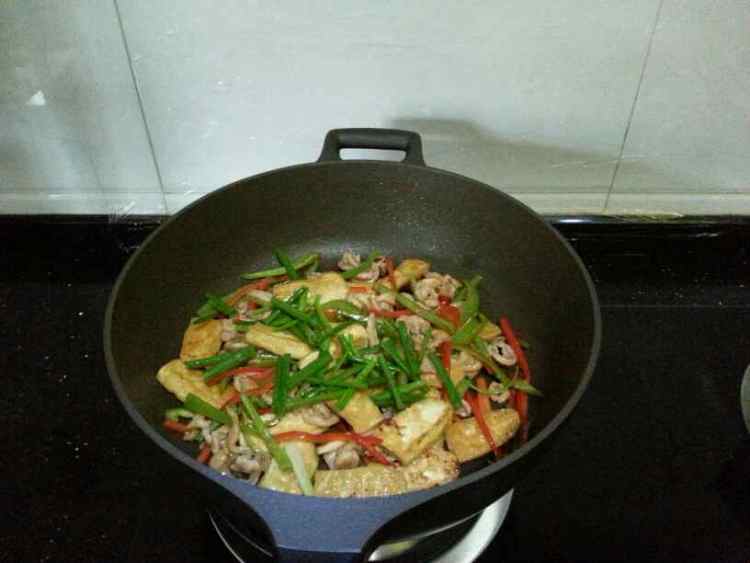 筋肉炒煎豆腐步骤12