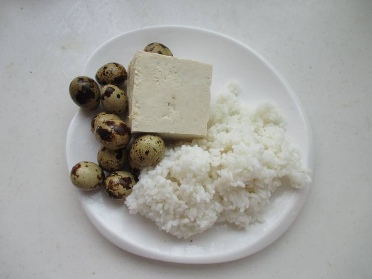 米饭豆腐丸步骤1