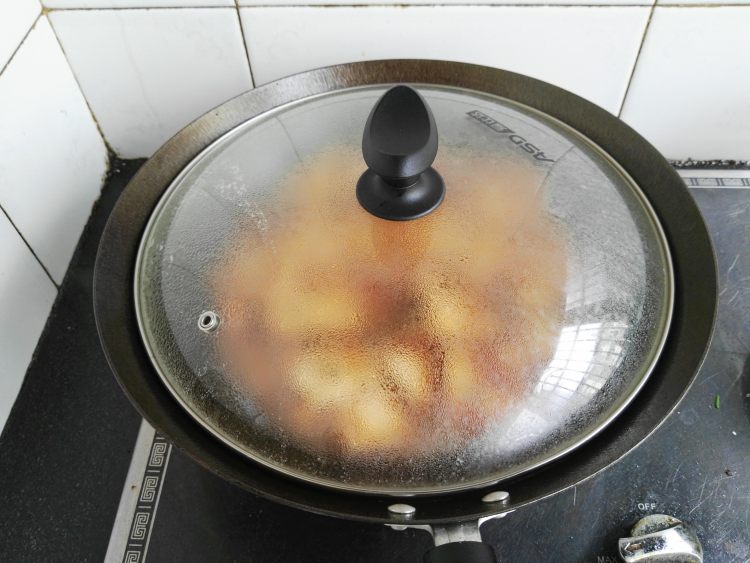 豆豉辣酱烧豆腐步骤11