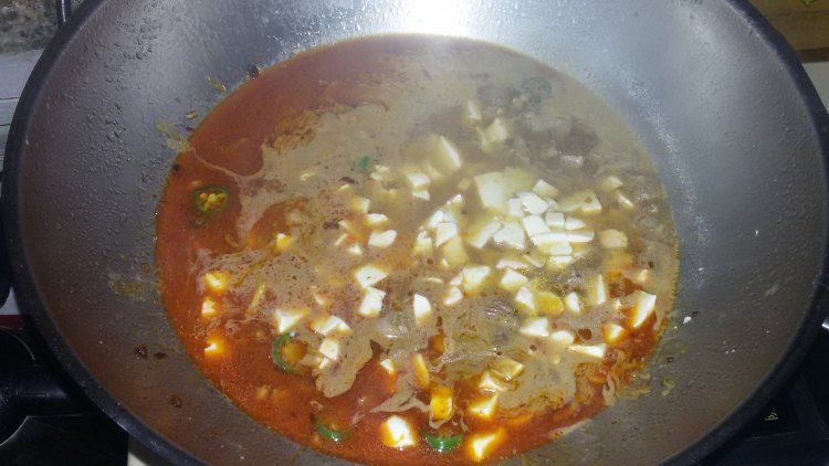 牛肉豆腐红汤步骤8