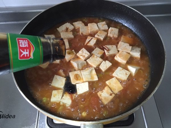 番茄炖豆腐#新鲜从这步骤7