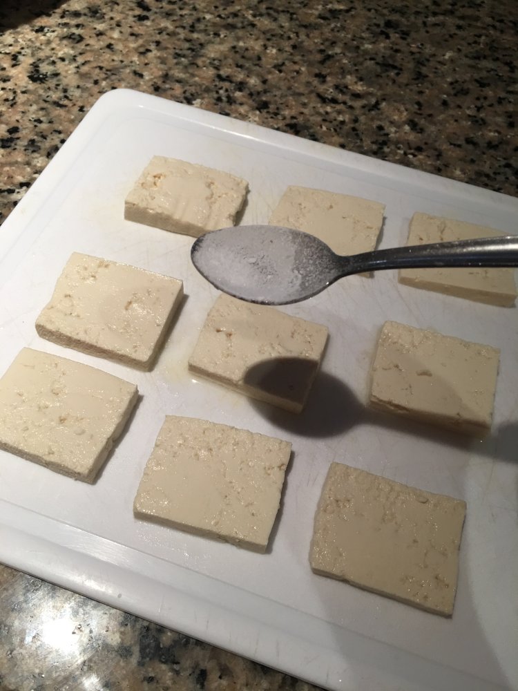 肉沫煎豆腐步骤5