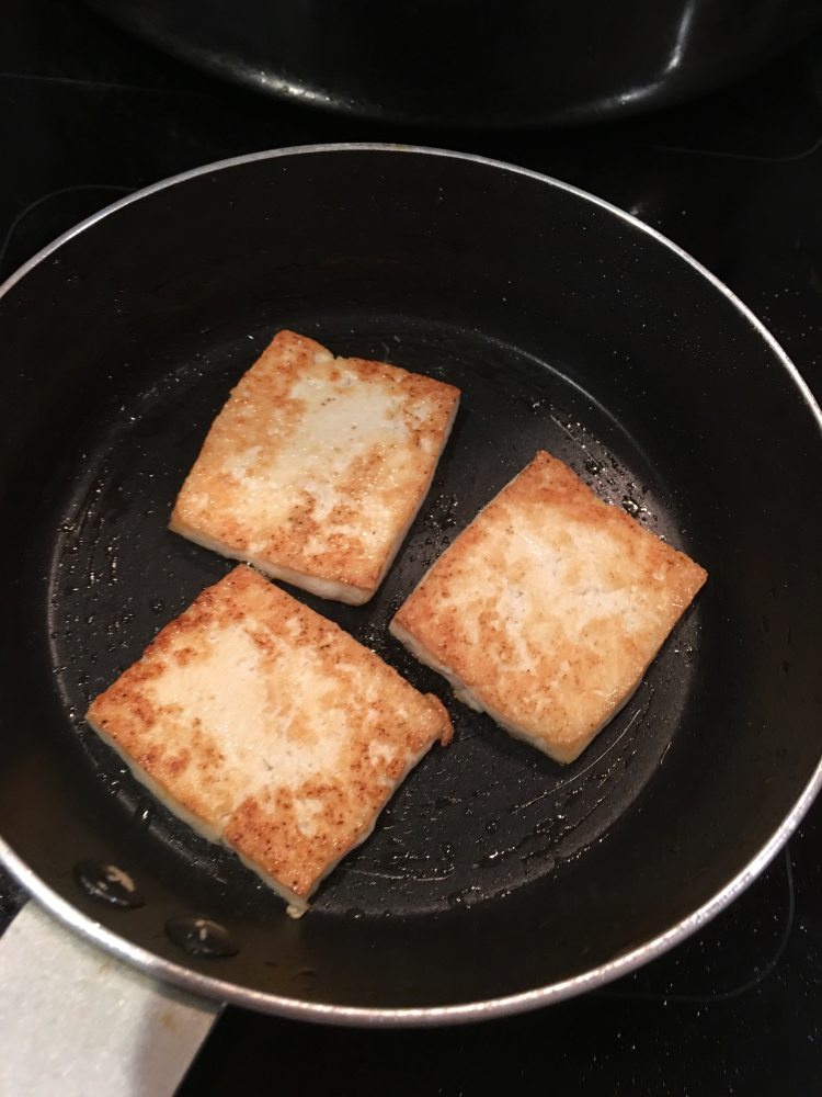 肉沫煎豆腐步骤8