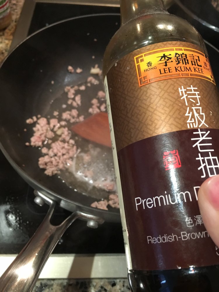 肉沫煎豆腐步骤12