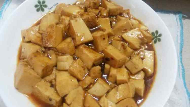 麻辣豆腐#多效护理一步骤7