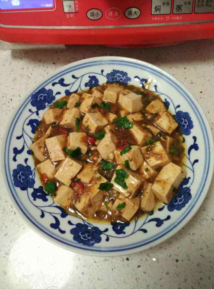 麻虾酱炖豆腐步骤9